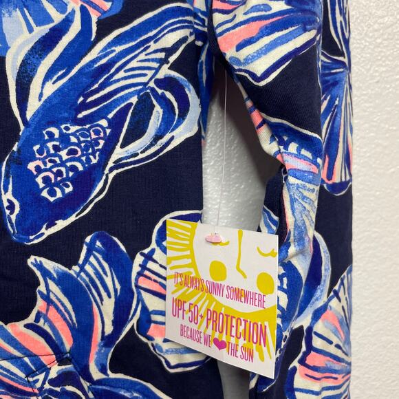 LILLY PULITZER Bright Navy In Reel Life Booker Popover Size XXS - Picture 6 of 14